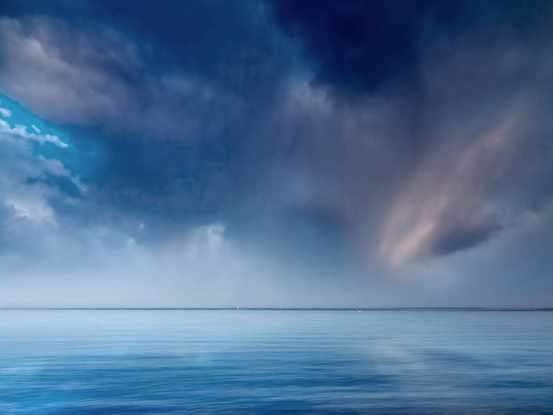 North sea horizon.