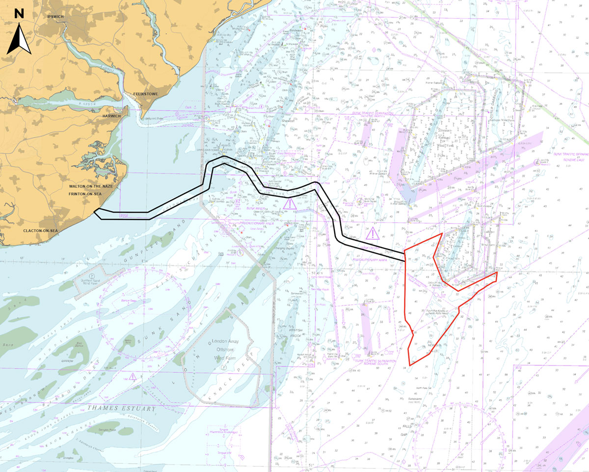 Offshore project area map